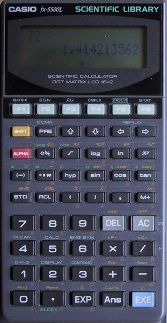 Casio fx5500l online